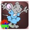 Mouse and Tom Coloring Book Game for Kids