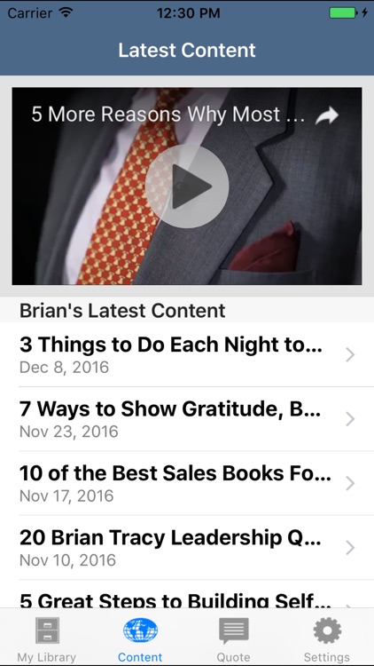 Brian Tracy's Success Library