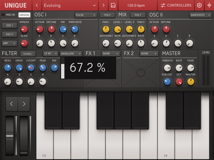 Unique for iPad - Analog Synth