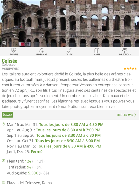 Guide de Rome (avec carte offline) - mTrip