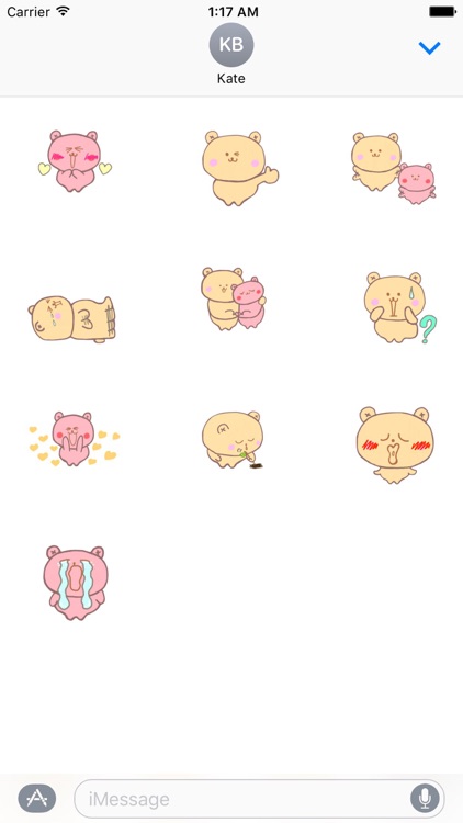 Couple Bear Stickers Pack