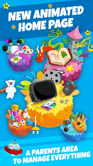 Badabim: colorings games cartoons tales for kids(圖1)-速報App