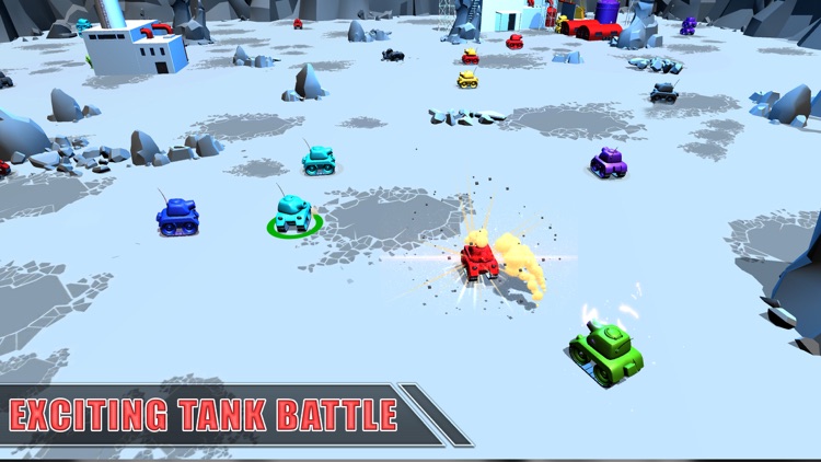 Tank War Block Battles – Battlefield Shooting Game