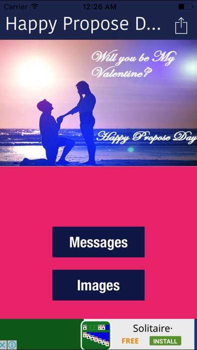 How to cancel & delete Happy Propose Day Messages,Free Wishes And Images from iphone & ipad 1