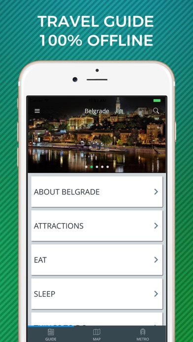 How to cancel & delete Belgrade Travel Guide with Offline Street Map from iphone & ipad 1
