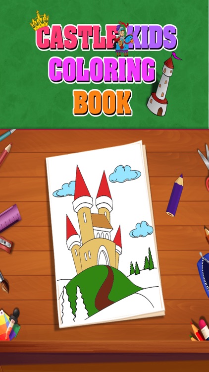 Castle Kids Coloring Book