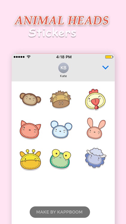 Cute Animal Emoji Stickers screenshot-4