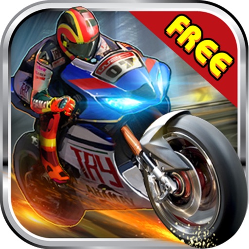 Motorcycle Real Line 3D Icon