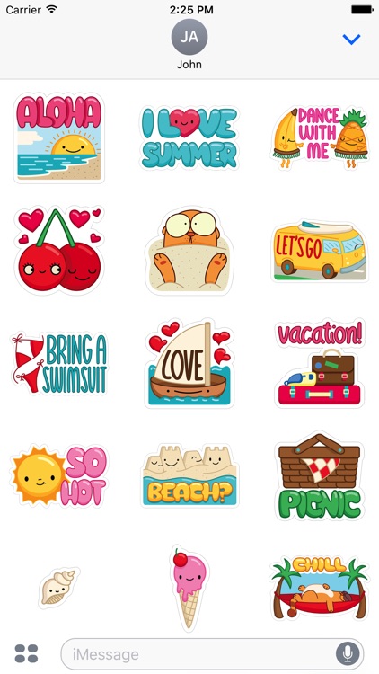 Summer Fun Sticker