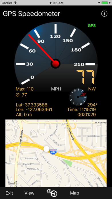 Gps Speedometer review screenshots