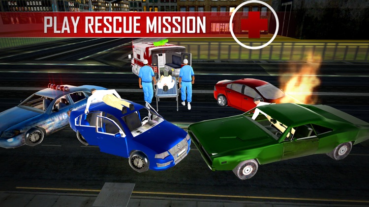 911 City Emergency Rescue Ambulance Driver Sim 3D