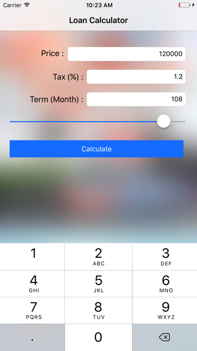 Loan Calculation screenshot 2