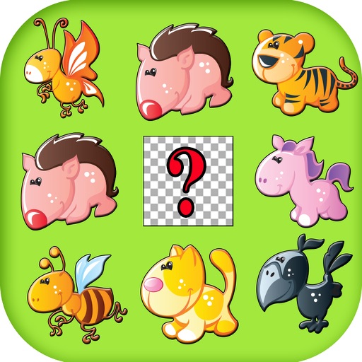 Animal Matching Picture Game iOS App