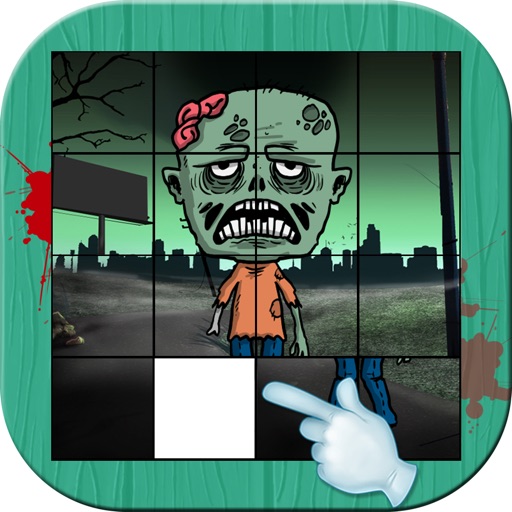 Zombie Slide Puzzle For Kids Icon