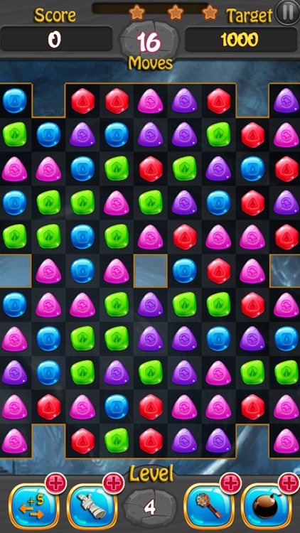 Jewels and Gems Match 3 Game screenshot-4