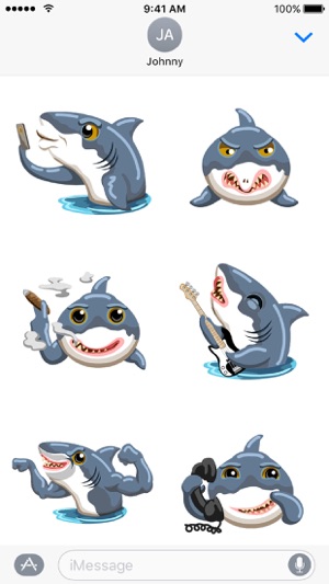 Mr. Shark Emoji(圖2)-速報App