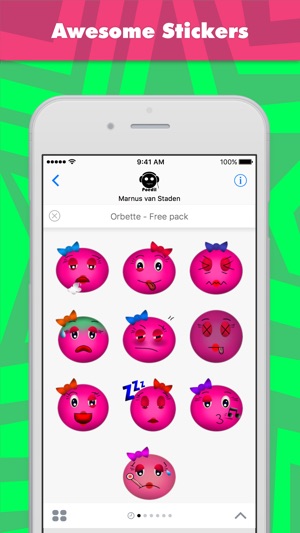 Orbette - Free pack贴纸，设计：Poedil(圖1)-速報App
