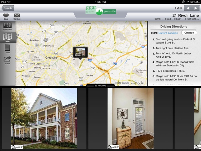 Greater Greenville SC Mobile Real Estate for iPad(圖4)-速報App