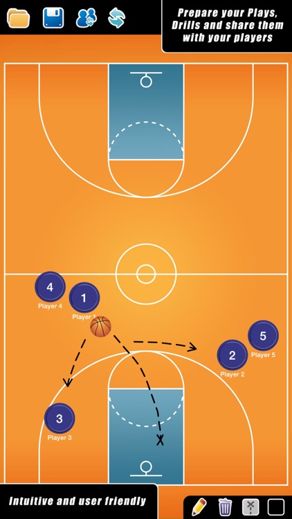 Coach Tactical Board for Basketball