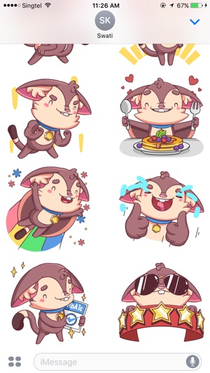 Aldrich the Sugar Glider: Stickers by GlycoLeap(圖2)-速報App