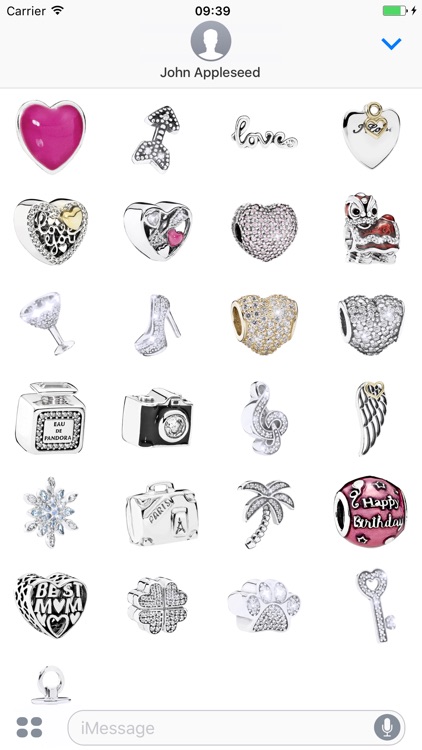 Pandora Jewellery Stickers