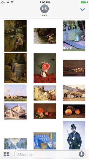 Gustave Caillebotte Artworks Stickers(圖4)-速報App