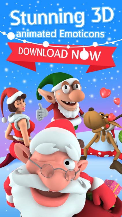Christmas Stickers – live 3D emoji for iMessage