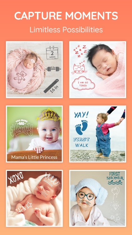 Newborn - Baby Milestones Photo Editor