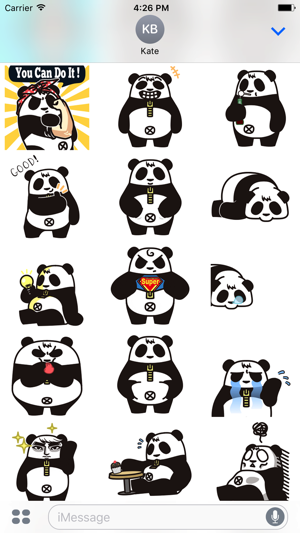 Hellowe Stickers: Black and White Panda(圖2)-速報App