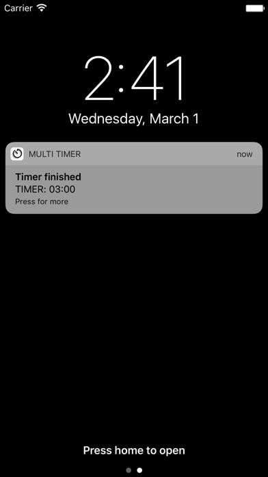 Screenshot of Multi Timer - timer multipla2