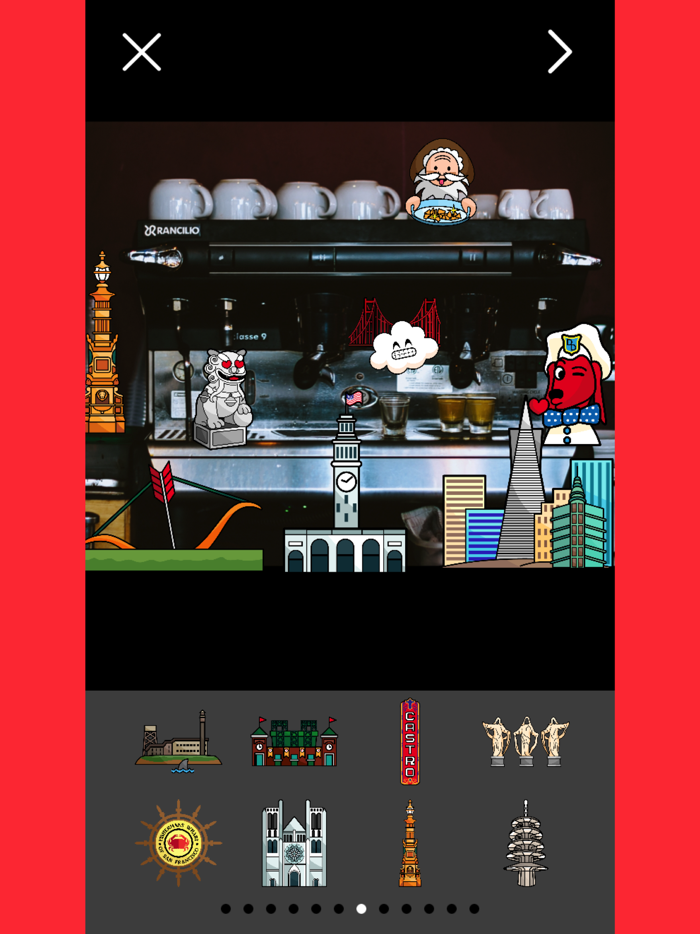 San Franciscoji Sticker Photo Booth