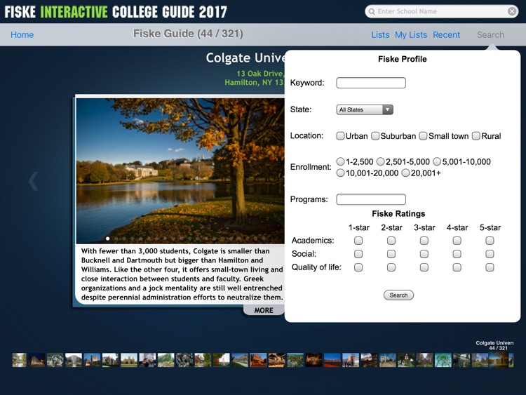 Fiske Interactive College Guide 2017 screenshot-4