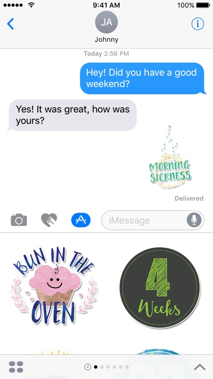 Bun in the Oven Pregnancy Sticker Pack