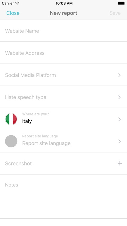 eMORE - Reporting Hate Speech