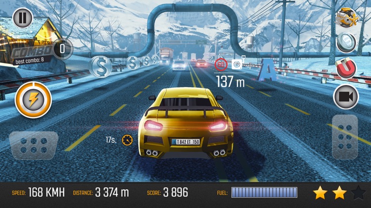 Road Racing: Highway Traffic Driving 3D screenshot-0
