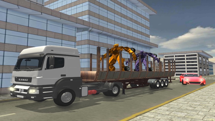 Car Robot Sim Transport Truck screenshot-3