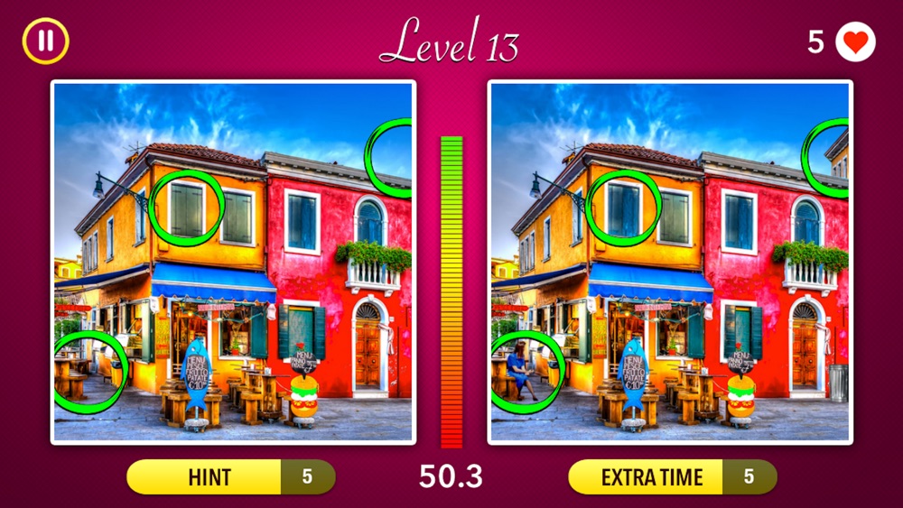 Spot the Difference! ~ Fun Puzzle Games Cheat Codes
