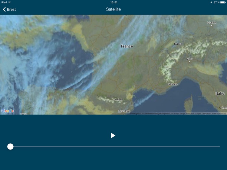 Météo-France pour iPad