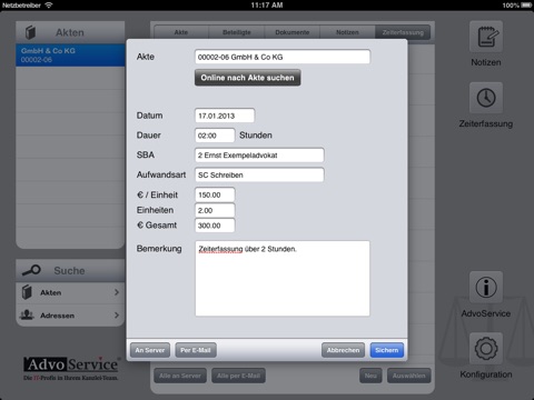 AdvoCenter - iPad Edition screenshot 4