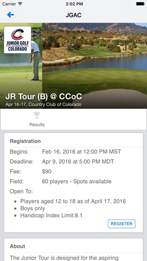 Jr Golf Alliance of Colorado(圖2)-速報App