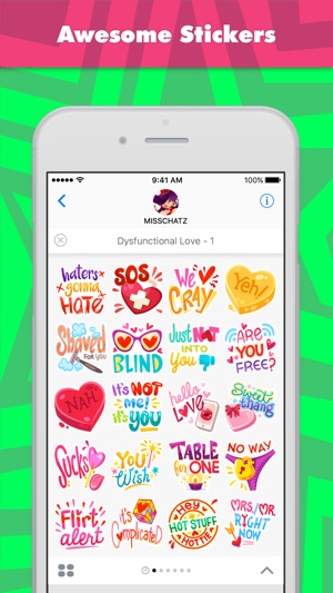 Dysfunctional Love Set 01 stickers by MissChatZ(圖1)-速報App