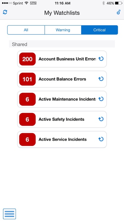 Watchlists Mobile for JDE E1