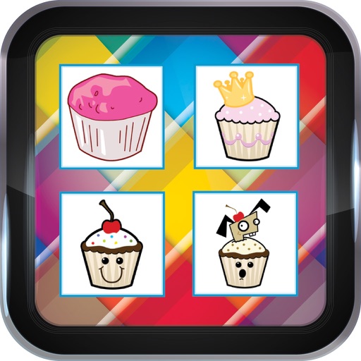 Cupcake Memory Games For Kids icon