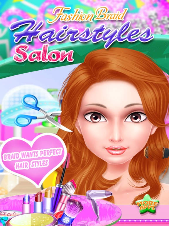Fashion Braid Hairstyles Makeup Dress Up Games App Price Drops