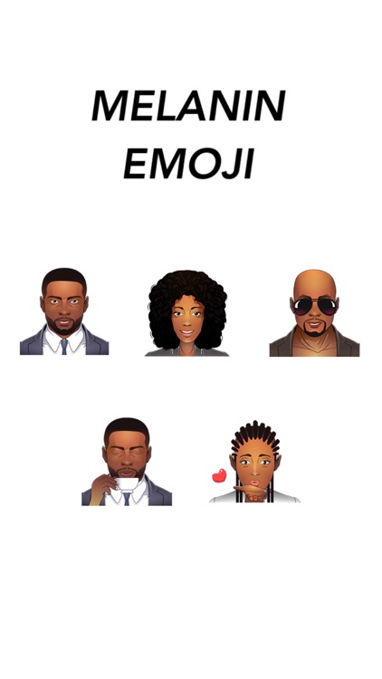 Melanin Emoji–African American Male & Female Emoji