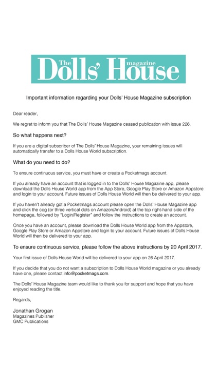 Dolls' House Magazine