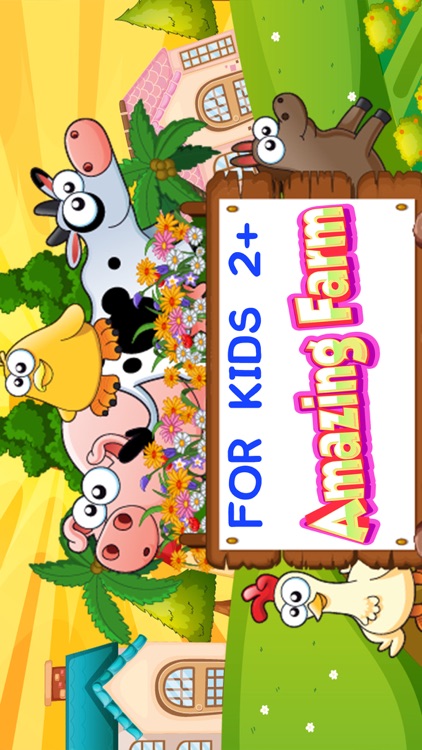 Amazing farm animals jigsaw puzzle for toddlers