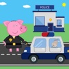 Police car games : Easy vehicle for kids and baby