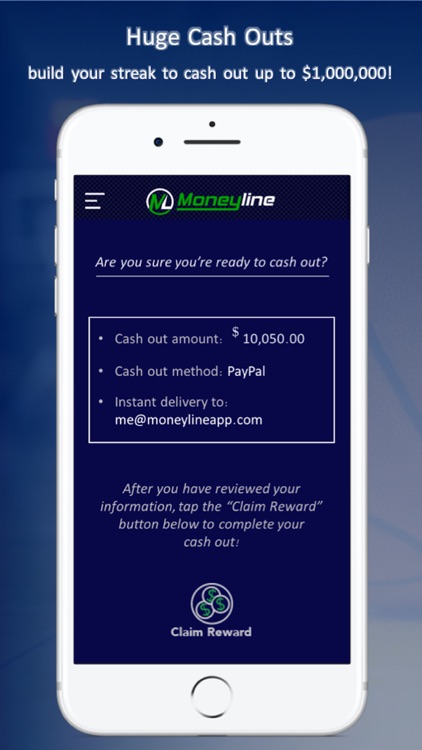 MoneyLine - Daily Sports Pick 'Em for Cash screenshot-4