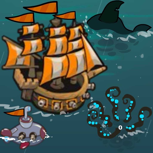 Ships vs Sea Monsters — Defense and Attack Game Icon